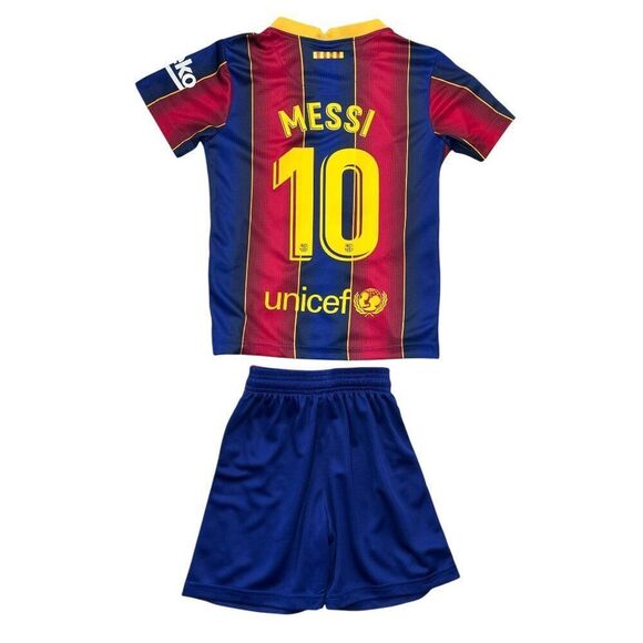 FCB Boy's Size 18 MESSI #10 Barcelona Rakuten Unicef Soccer Jersey - Picture 5 of 11